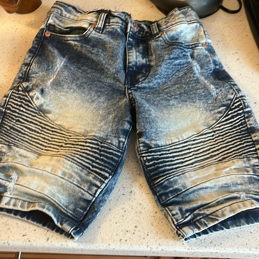 Boys stylish denim shorts-Size 8